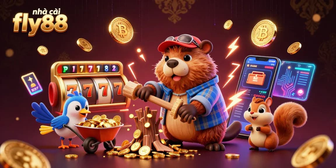 Engage with nhà cái fly88 and experience thrilling slot adventures with vibrant cartoon characters.