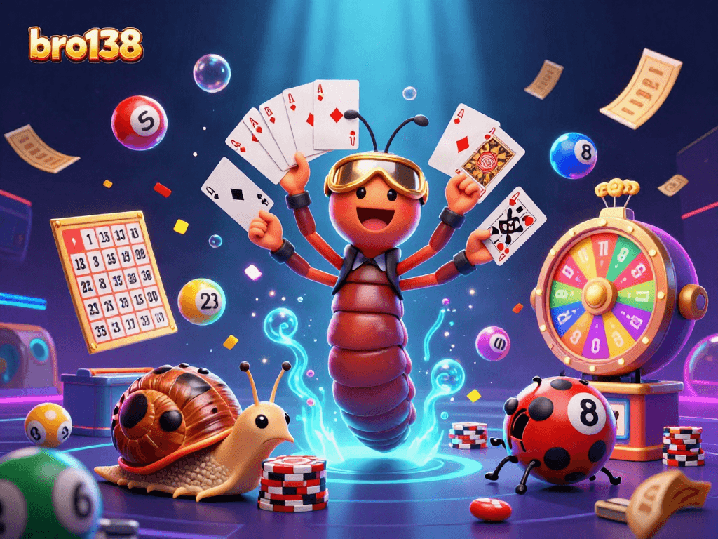 Bro138 menghadirkan dealer spektakuler dan suasana kasino penuh warna dengan lotere dan bingo.