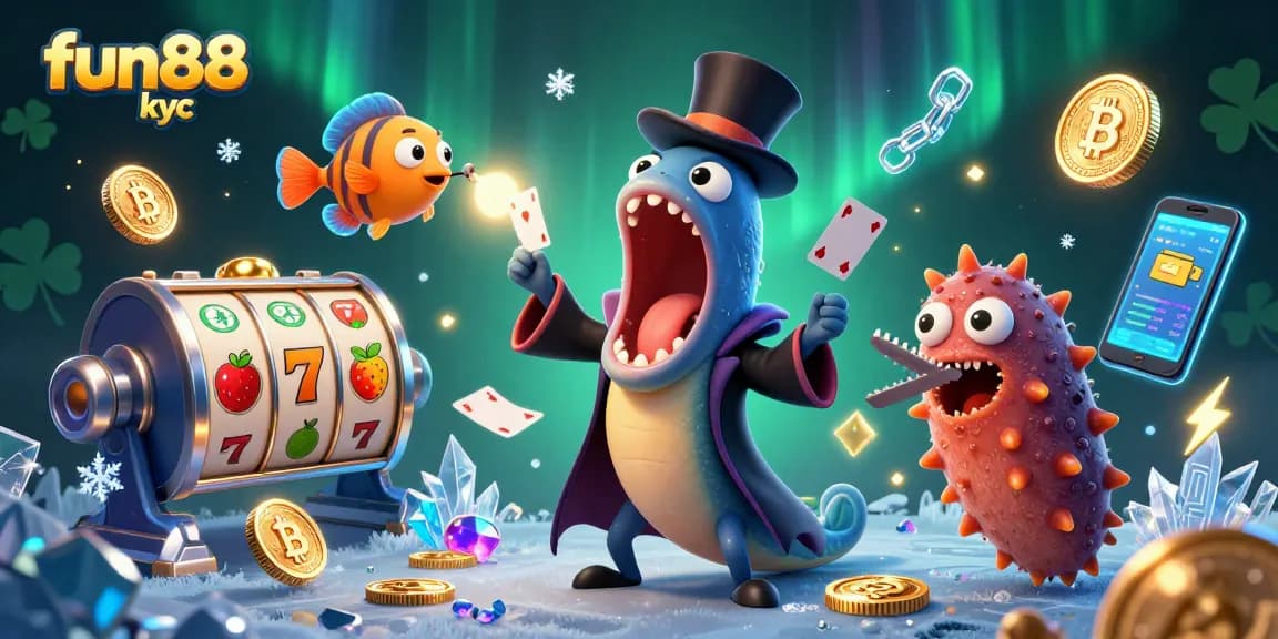 Chơi trò cá cược tại fun88 kyc với hình ảnh sinh động của cá lươn và cá mập ở đại dương.