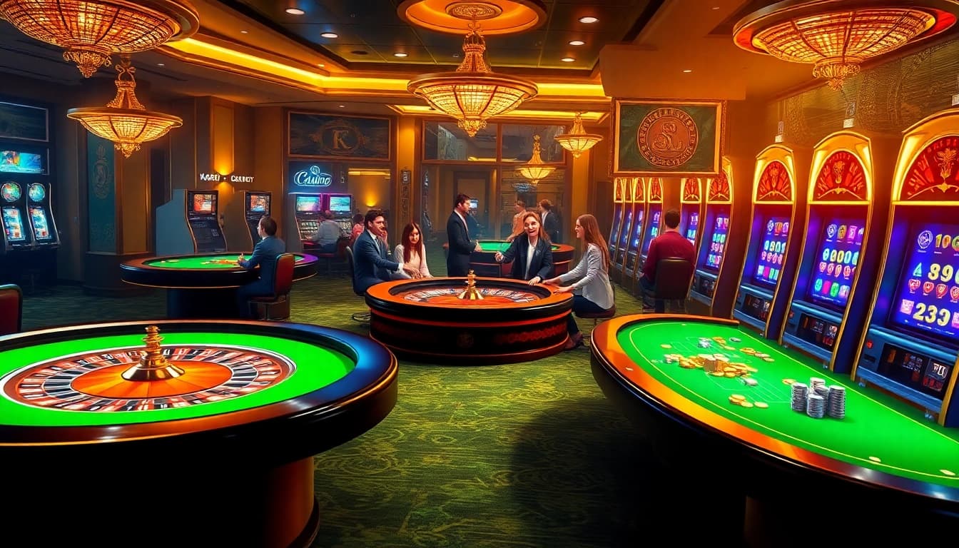Experience the thrill of gaming at s8 com with luxurious casino tables and exciting slot machines.