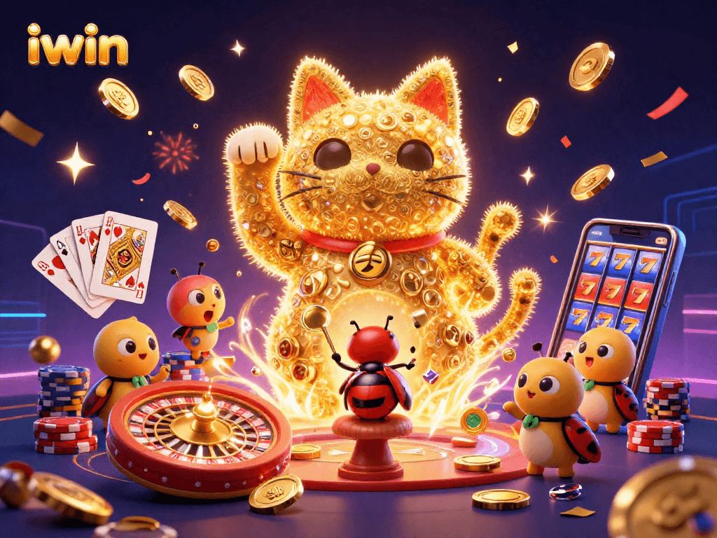 Engage with iwin and experience the excitement of wins through dynamic casino elements and characters.