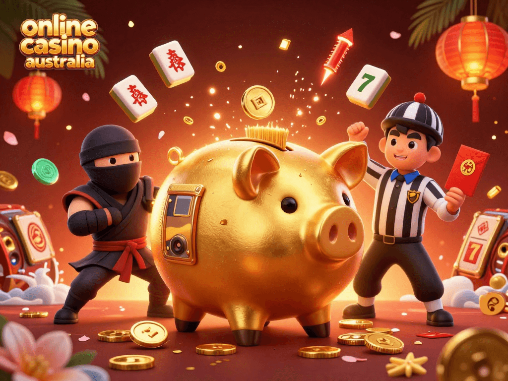 Engaging gameplay at an online casino Australia with colorful characters and vibrant elements.
