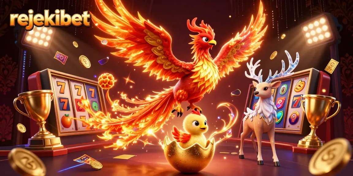 Play thrilling slots with rejekibet, showcasing dynamic slot reels and vibrant winning symbols.