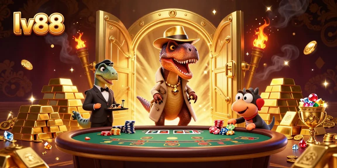 lv88 card counter in a casino scene, evading detection at blackjack while gems scatter around