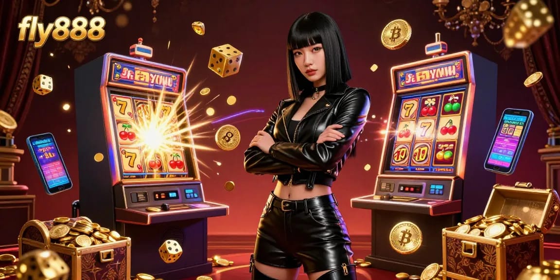 Engage with fly888's immersive casino experience featuring jackpots and vibrant gaming elements.