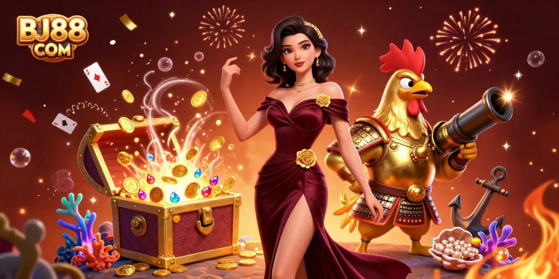 Experience thrilling casino moments at BJ88 COM with glamorous visuals and vibrant game elements