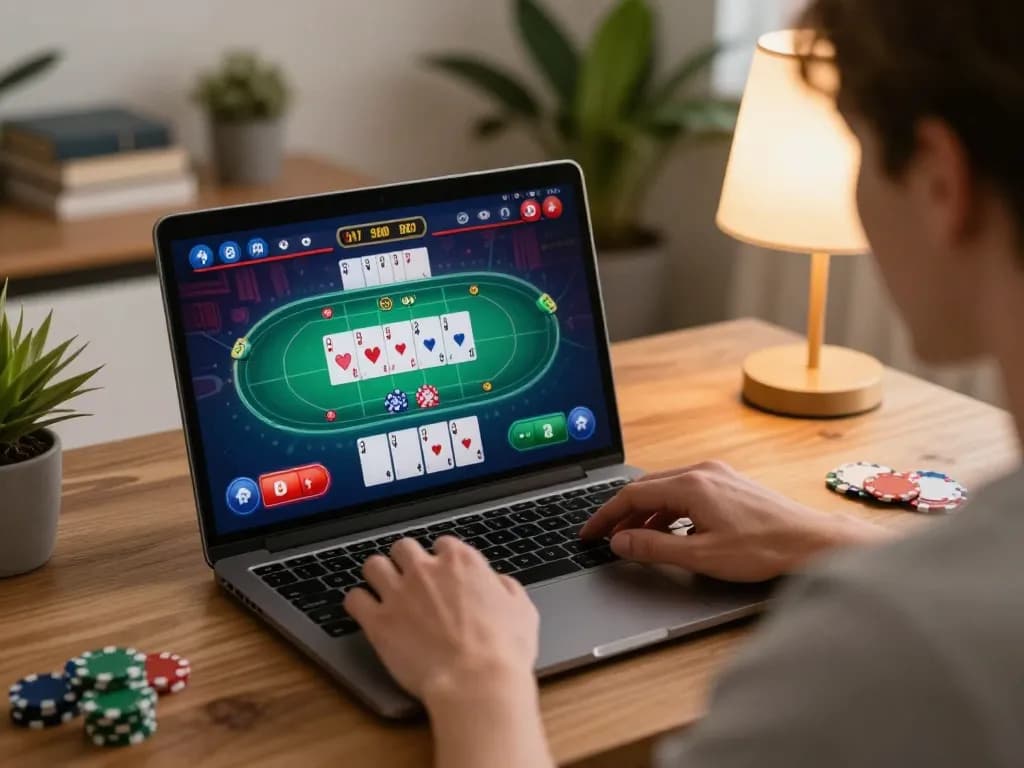 Engaging in poker gameplay online with LC88 for enhanced gaming experience