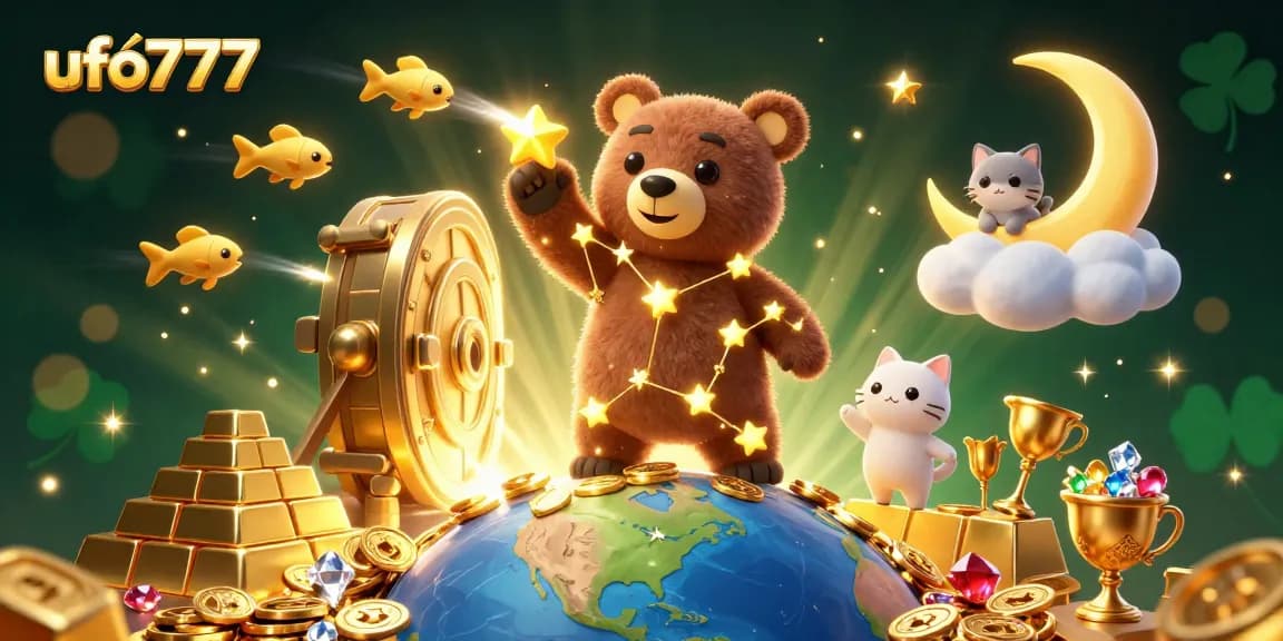 Engage with ufo777 games featuring vibrant scenes of cartoon characters and treasure elements.