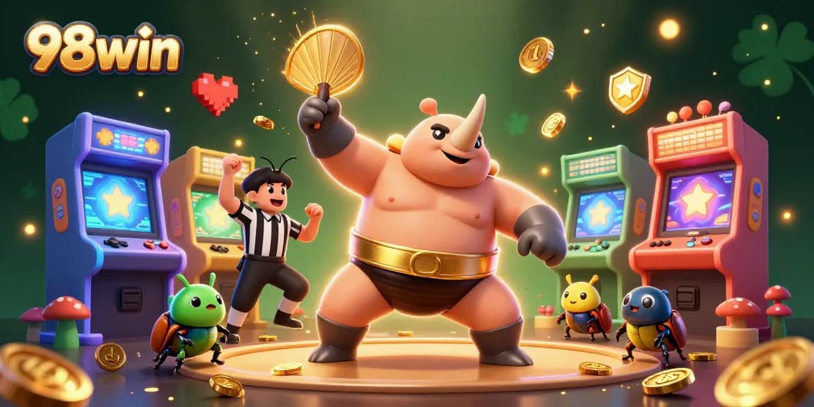 Experience thrilling gaming at 98win with our vibrant casino scene full of excitement and fun!