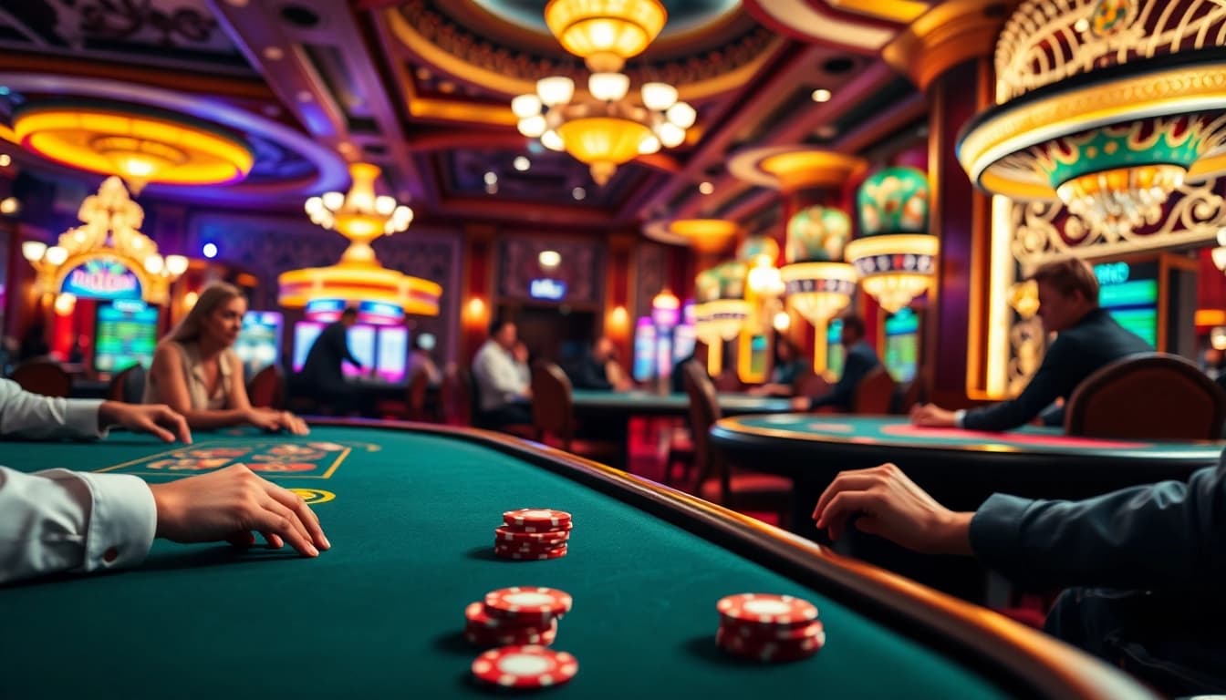 Bermain bandar togel dengan suasana casino yang memikat dan menarik.