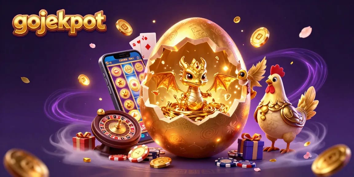 Spin with gojekpot to reveal treasure in a vibrant, magical casino scene packed with excitement.