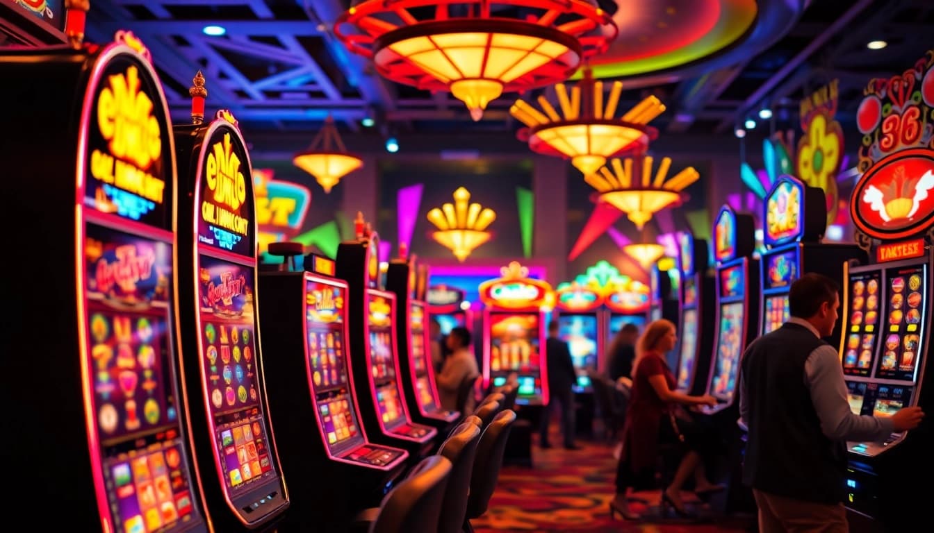 Permainan slot xgslot88 yang menarik dengan suasana kasino yang hidup.
