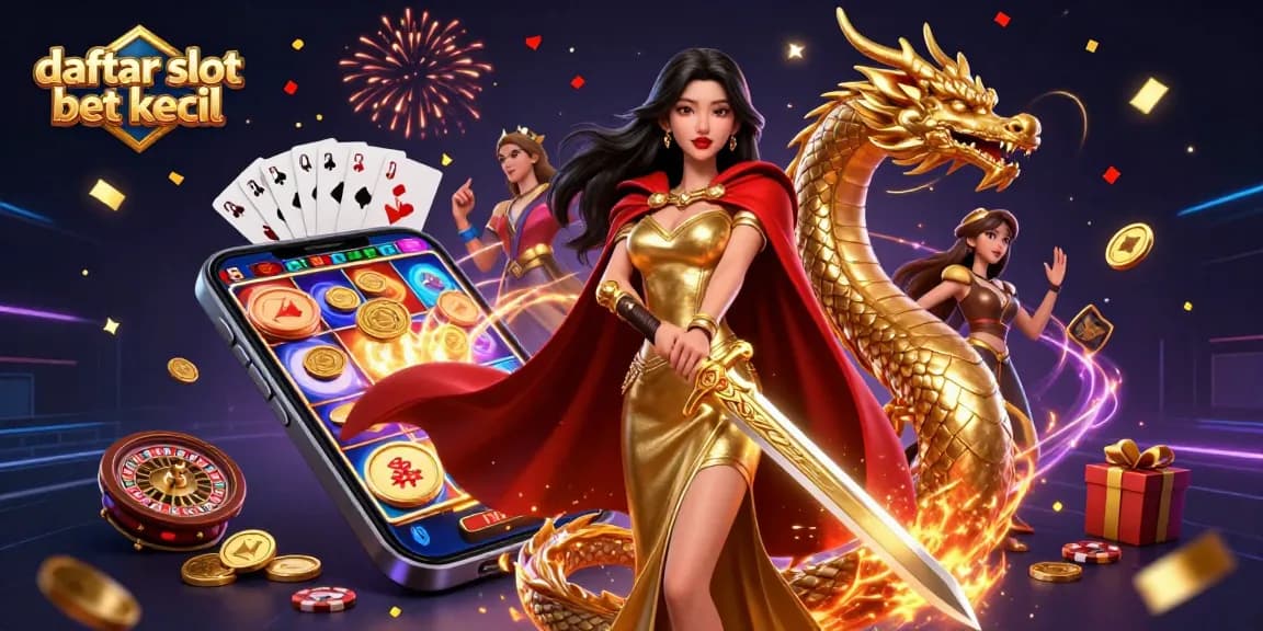 Experience the thrill of daftar slot bet kecil with a warrior queen and dynamic casino games.