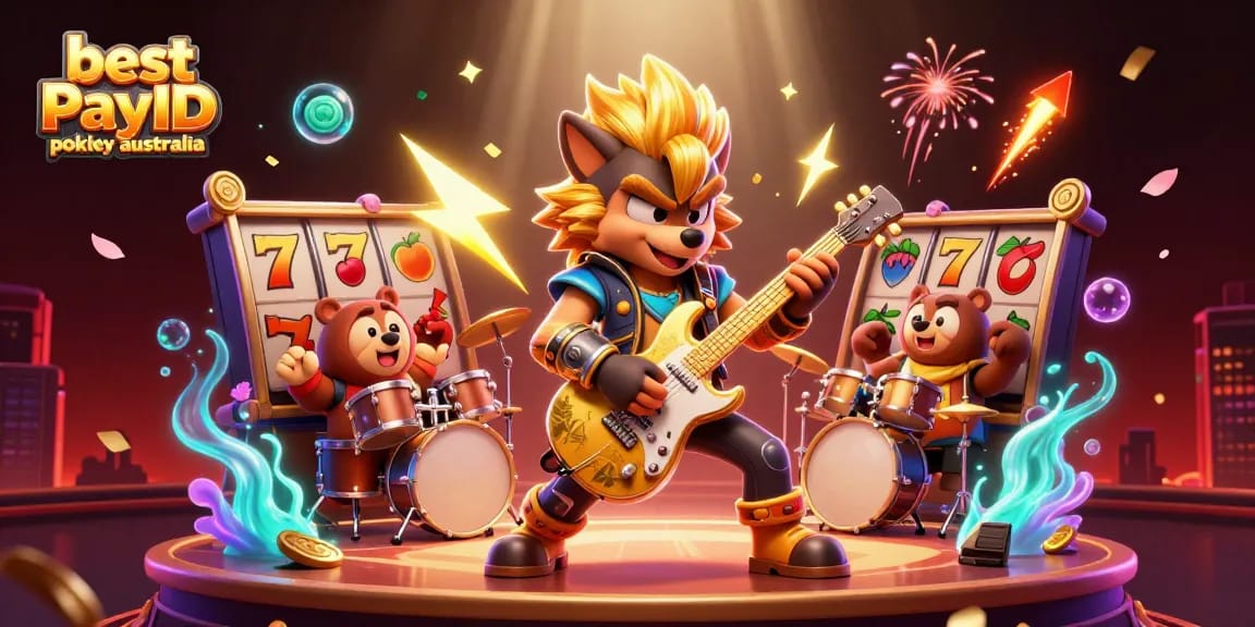 Experience the best PayID pokies australia with vibrant slot action and 3D casino characters.
