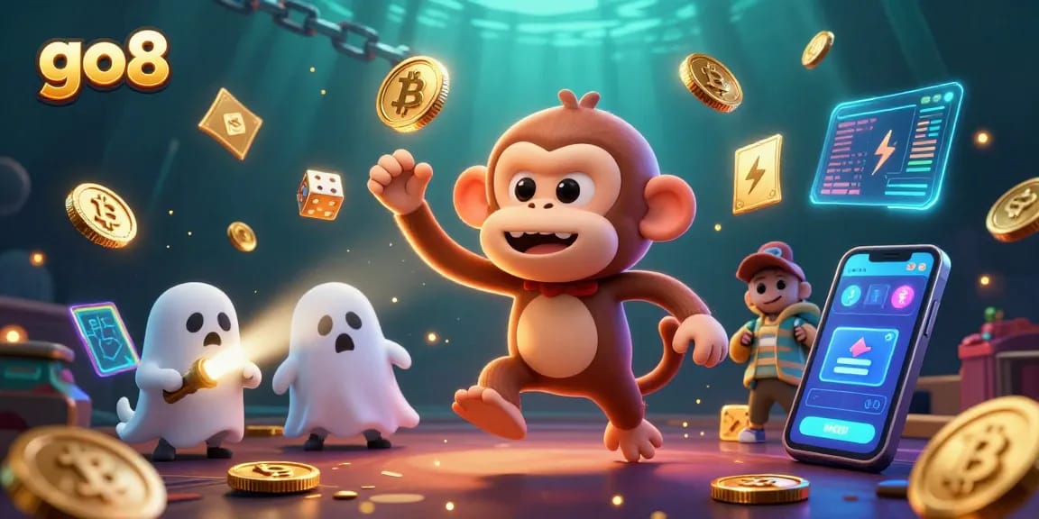 Experience thrilling gameplay at go8 and discover vibrant casino action with our exciting 3D illustration.