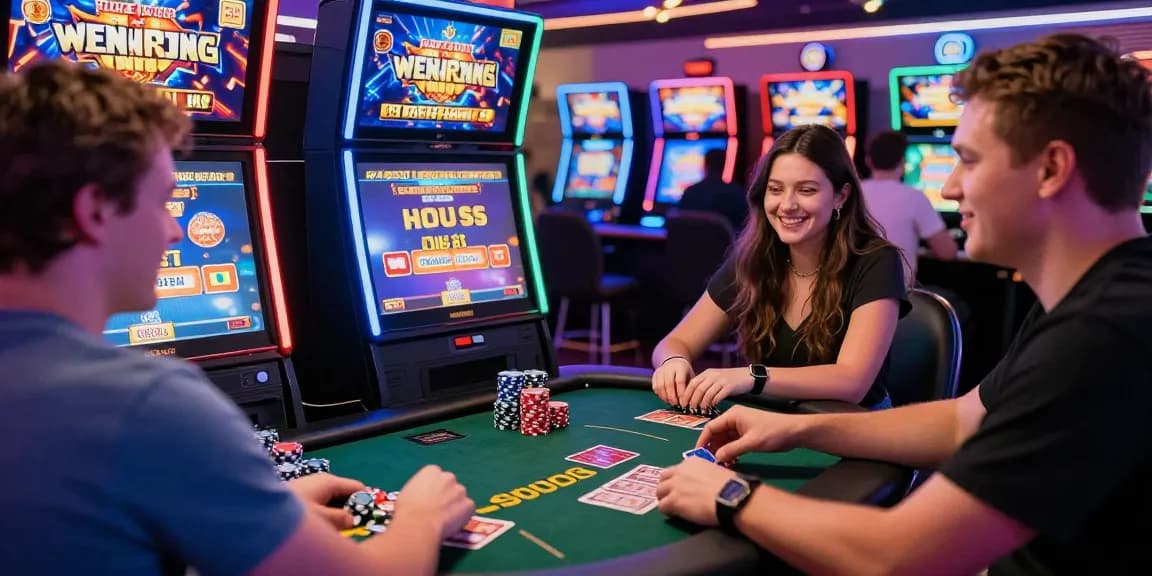 Engaging players at credit card casinos showcasing https://being-there.org.uk promotions and vibrant gaming atmosphere.