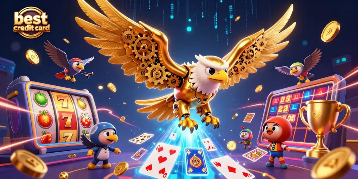 Experience thrilling gameplay at the best credit card casinos with vibrant 3D gaming elements.