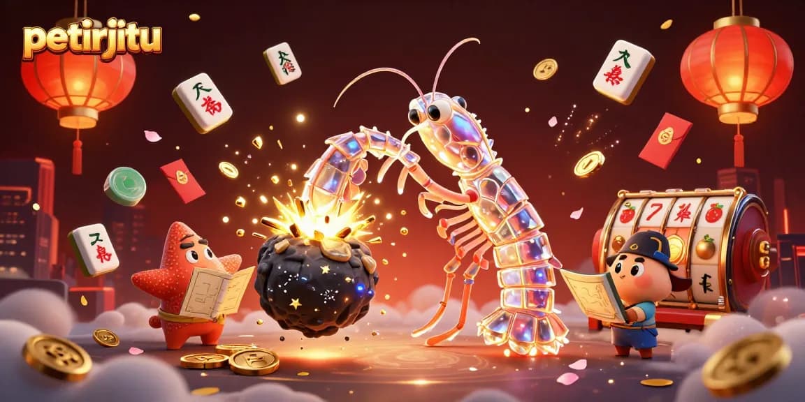petirjitu menghadirkan ilustrasi kasino 3D yang menarik dengan karakter samurai dan berbagai elemen permainan