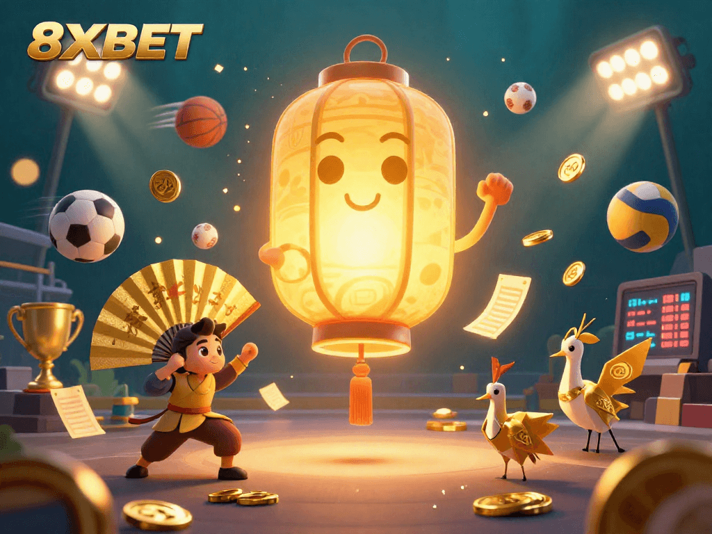 Join the action with 8XBET's thrilling sports betting scene filled with dynamic elements.