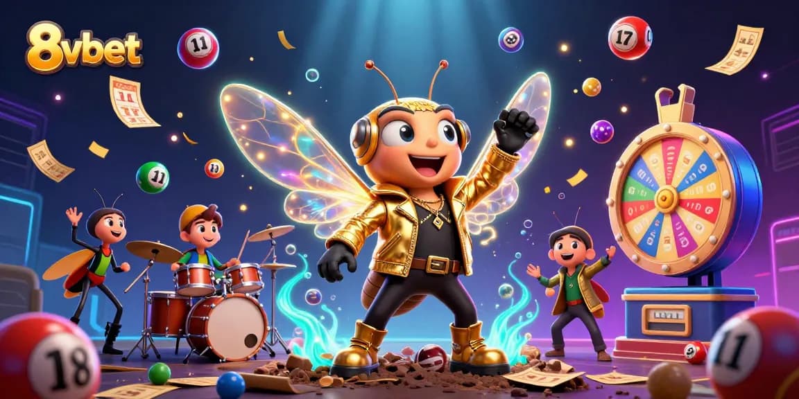 Experience thrilling gameplay at 8vbet with vibrant lottery elements and dynamic characters.