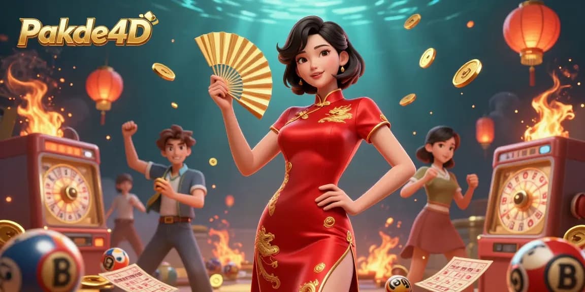 Join the excitement of Pakde4D lottery games featuring vibrant characters and dynamic action.