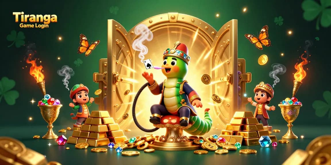 Tiranga Game Login illustration showcasing vibrant casino elements, engaging players with dynamic visuals.