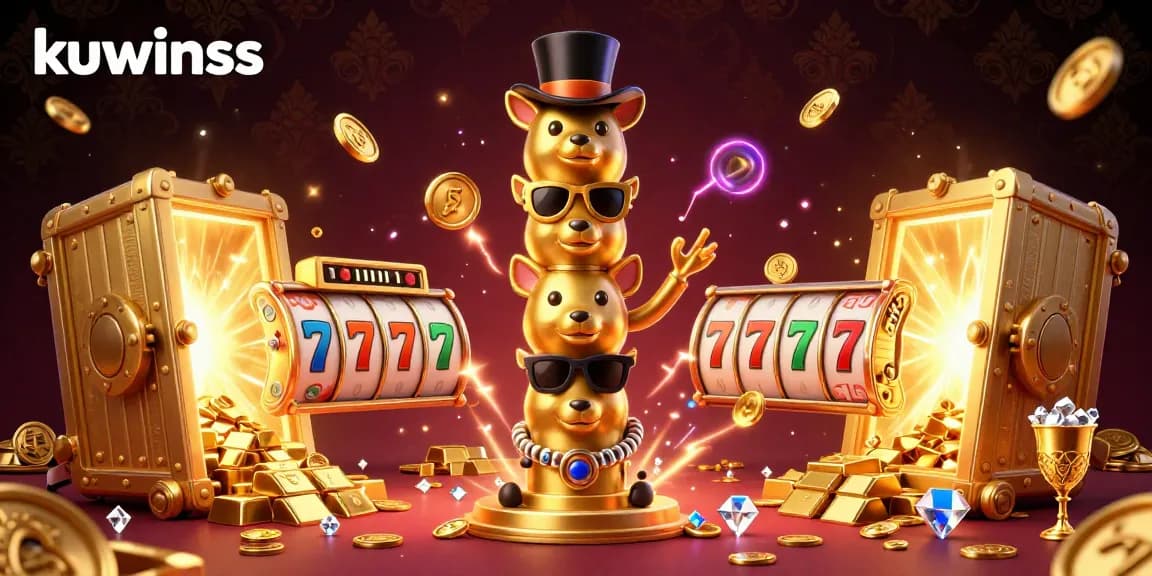 Experience the thrilling games at kuwinss with vibrant casino elements and dazzling treasures.