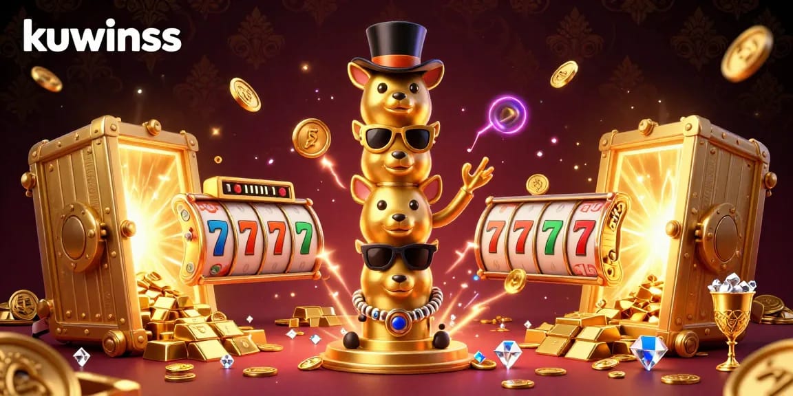 Experience the thrilling games at kuwinss with vibrant casino elements and dazzling treasures.