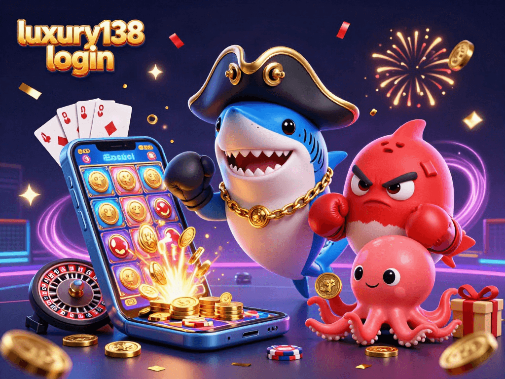 Melihat aksi seru dengan luxury138 login, hiu bajak laut dan koin emas yang melimpah.