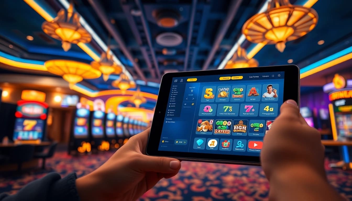 Experience the excitement of MM88 nhà cái, showcasing a vibrant online gambling interface with diverse game icons.