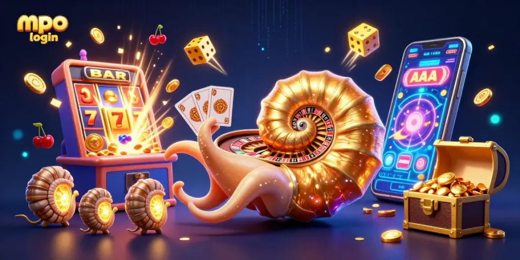 Bermain slot gacor di mpo login dengan tampilan 3D menarik penuh dengan simbol jackpot dan keceriaan.