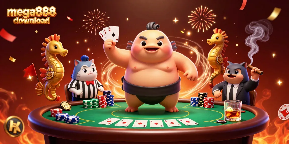 Engage with mega888 download to play exciting casino games in a vibrant underwater scene.