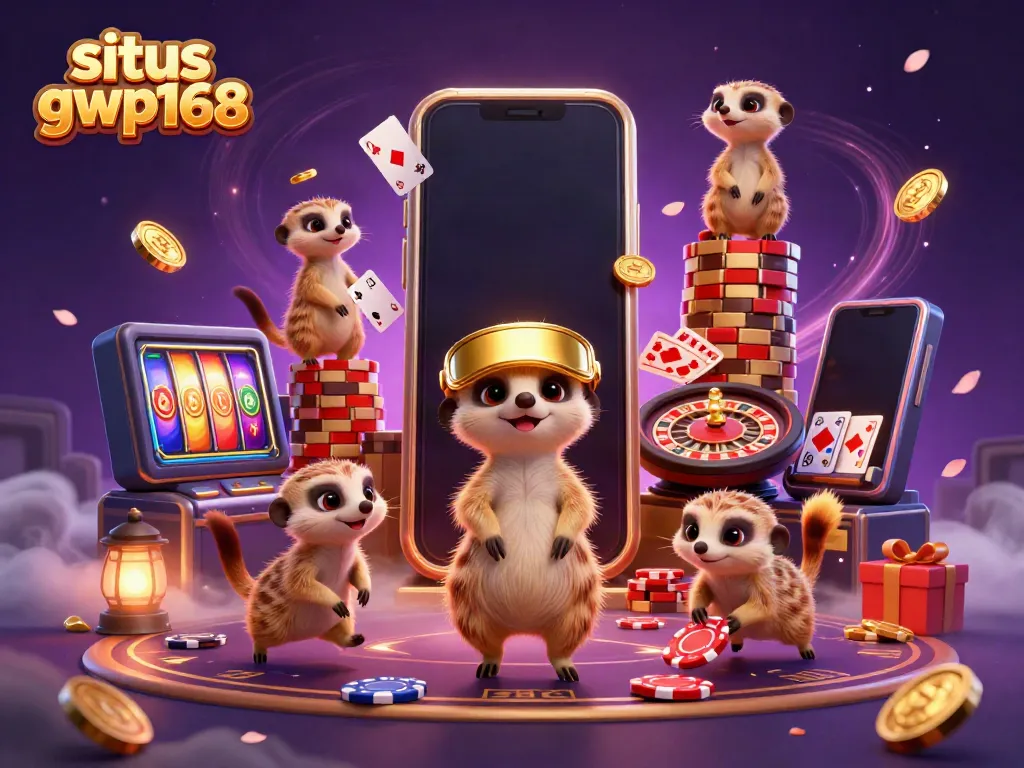 Merak atas strategi permainan di situs gwp168 dengan karakter lucu dan elemen kasino yang menarik.