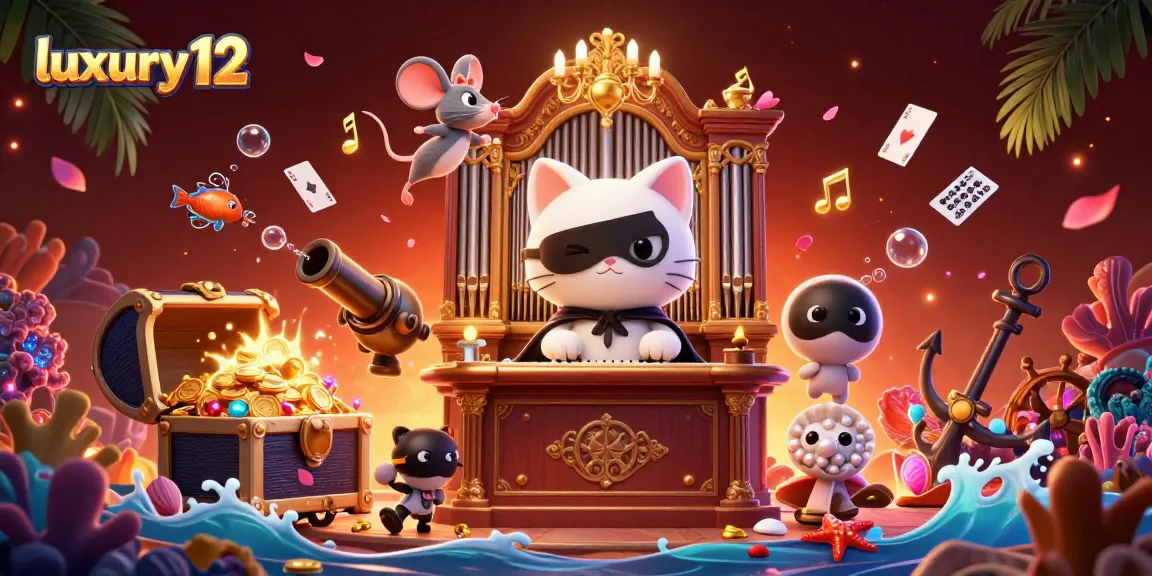 Experience the excitement of luxury 12 with a vibrant casino scene featuring fantasy characters and immersive elements.