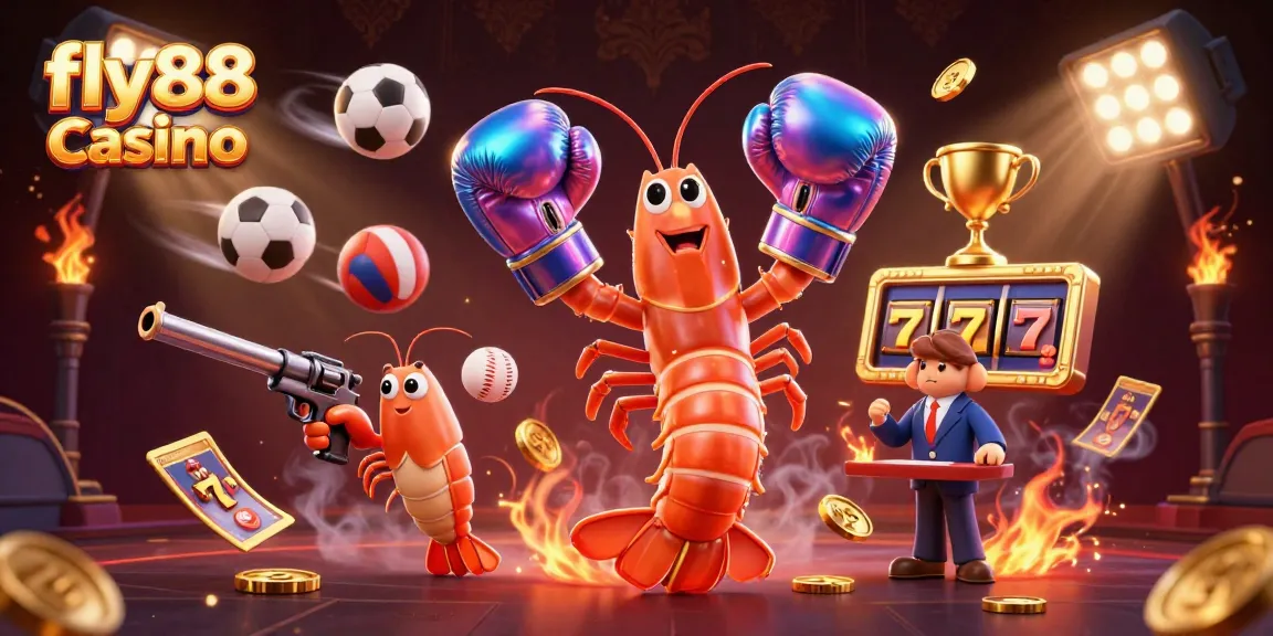 Experience the excitement of fly88 Casino with dynamic gaming elements and playful characters.