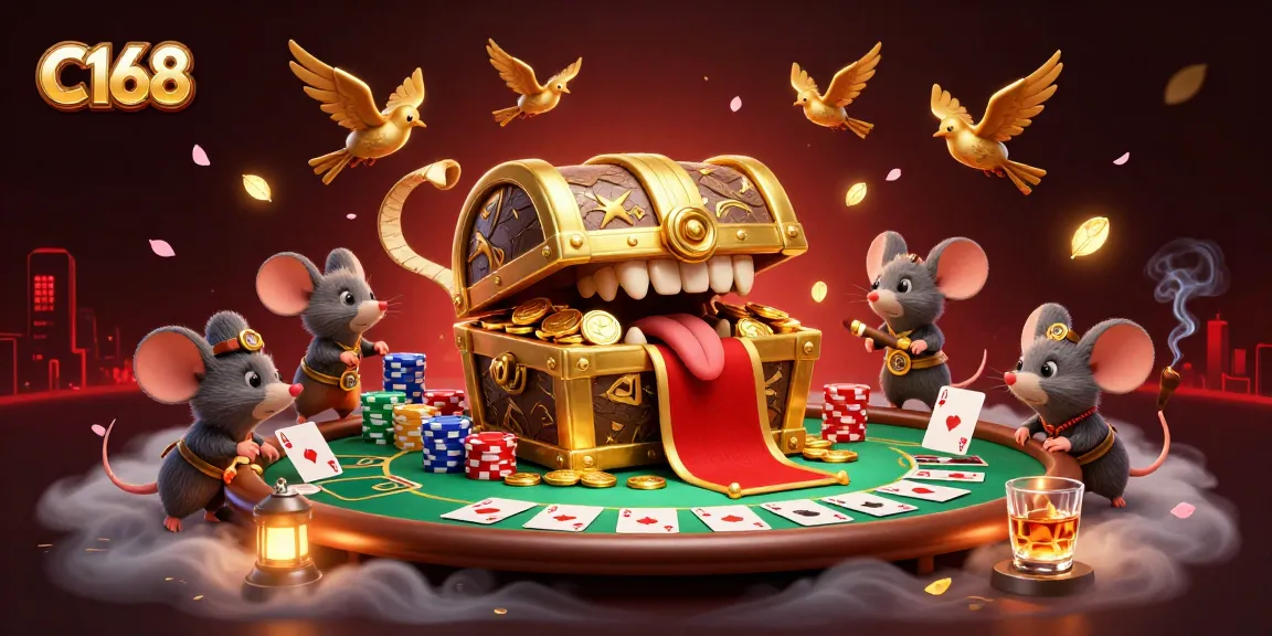 Join the adventure with C168 at the golden treasure chest, poker tables, and illusive riches.