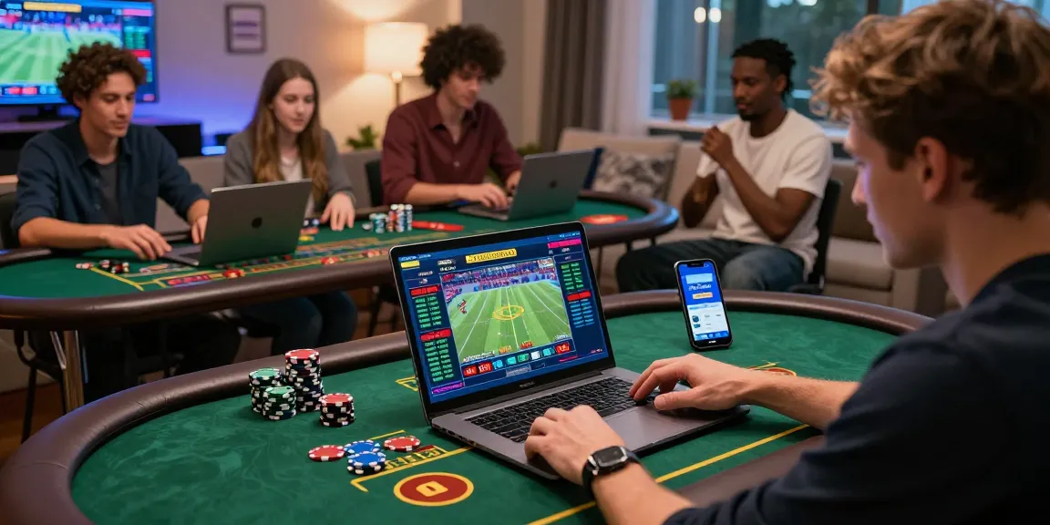 Players engaging with the OPEN888 platform, highlighting an immersive online gambling experience.