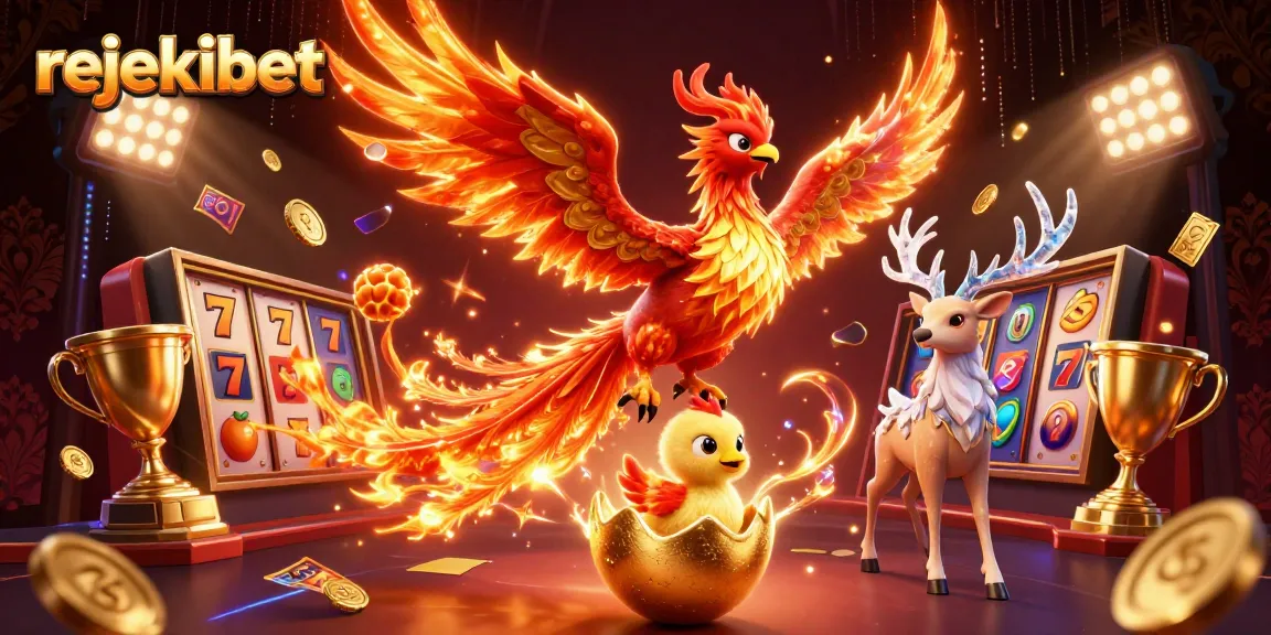 Play thrilling slots with rejekibet, showcasing dynamic slot reels and vibrant winning symbols.