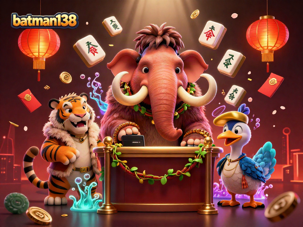 Join the fun at batman138 casino with a vibrant scene featuring exciting gaming elements.