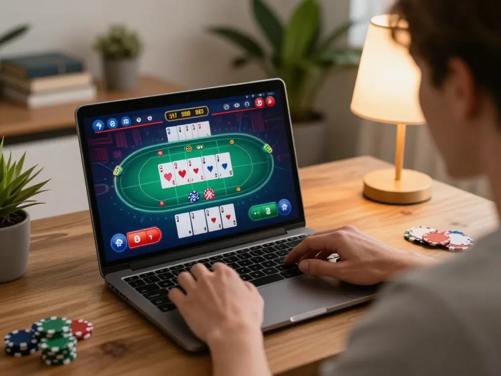 Engaging in poker gameplay online with LC88 for enhanced gaming experience