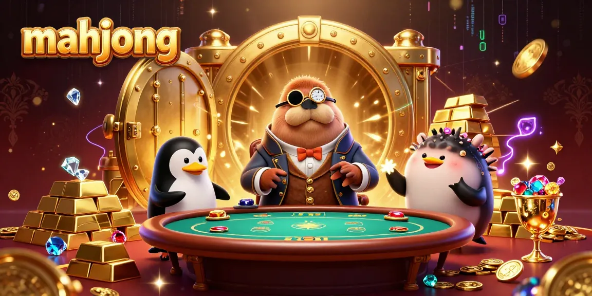 Menangkan mahjong dengan pemenang 3D yang berakting di meja poker bawah air yang gemerlap.