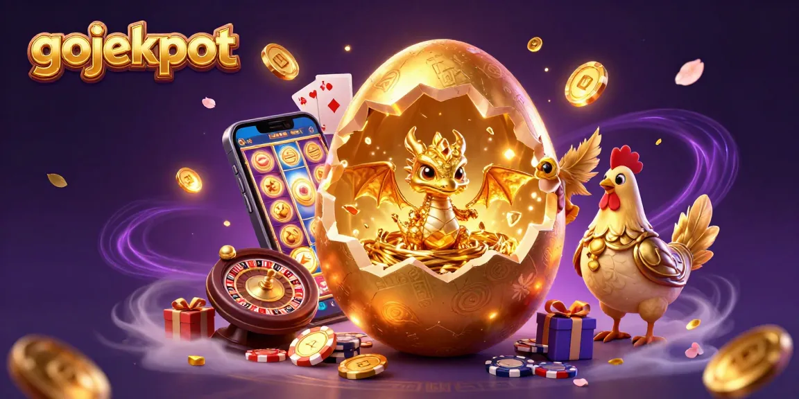Spin with gojekpot to reveal treasure in a vibrant, magical casino scene packed with excitement.
