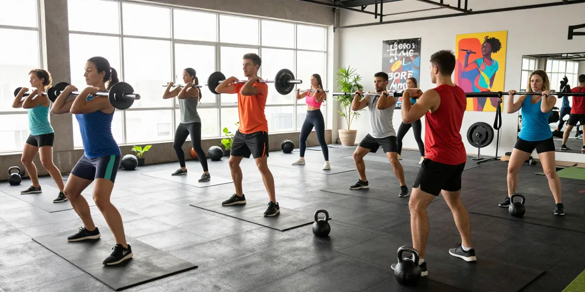 Motivated athletes training at the Astera Steroid Shop gym, showcasing a vibrant fitness community with diverse activities.