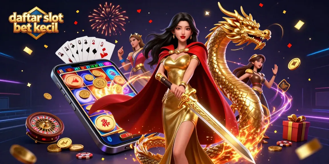 Experience the thrill of daftar slot bet kecil with a warrior queen and dynamic casino games.