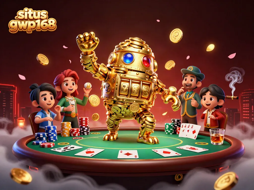 Gambarlah golem emas situs gwp168 bermain kartu poker di kasino