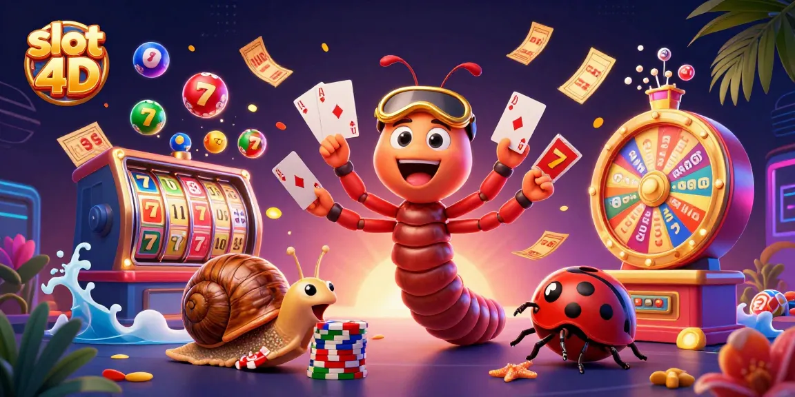 Engage in exciting slot 4D gameplay with vibrant characters and dynamic elements illuminating the scene.
