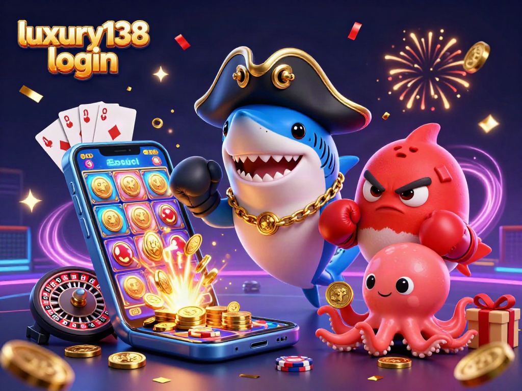 Melihat aksi seru dengan luxury138 login, hiu bajak laut dan koin emas yang melimpah.