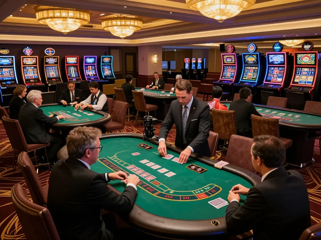 Engaging players at blackjack tables in 78winbiz casino atmosphere showcasing vibrant gaming