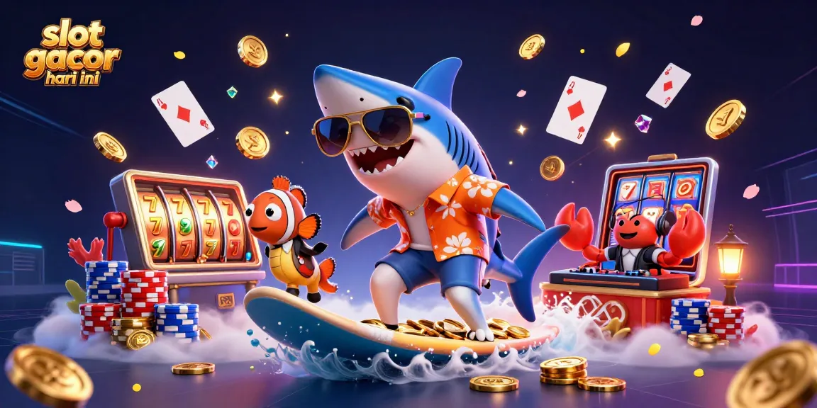 Experience winning opportunities with slot gacor hari ini showcased in a vibrant, dynamic casino scene.