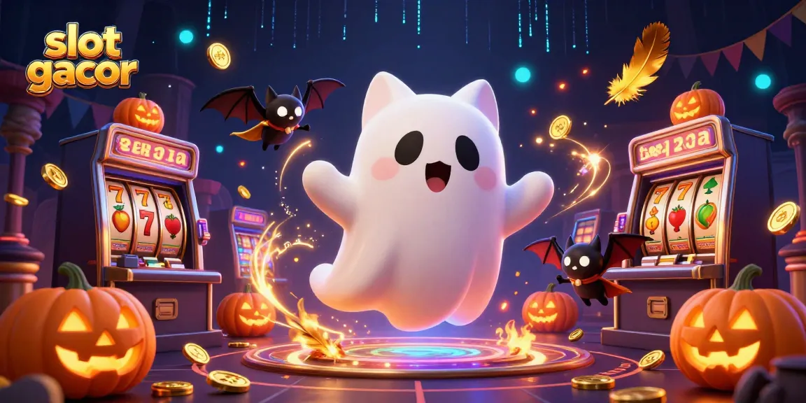 Menangkan slot gacor dengan kucing hantu yang melayang di kasino berhantu.